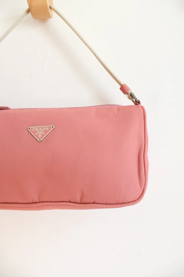 Prada Earrings Prada Tessuto Pink Nylon Handbag