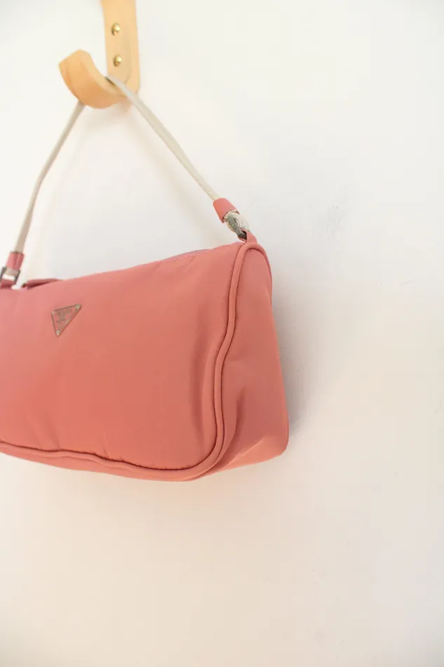 Prada Earrings Prada Tessuto Pink Nylon Handbag