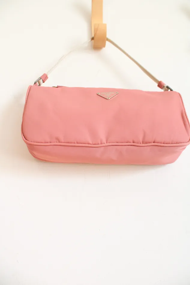 Prada Earrings Prada Tessuto Pink Nylon Handbag