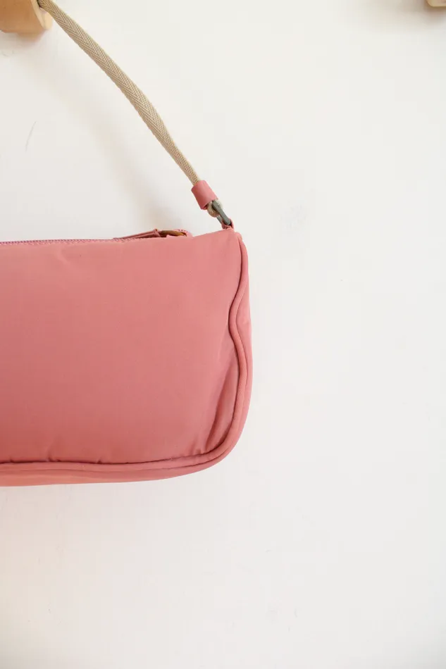Prada Earrings Prada Tessuto Pink Nylon Handbag