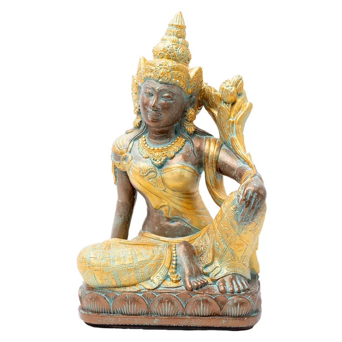 PreStyled Sets Garden of Buddhas Patina Gold Tara Buddha Statue