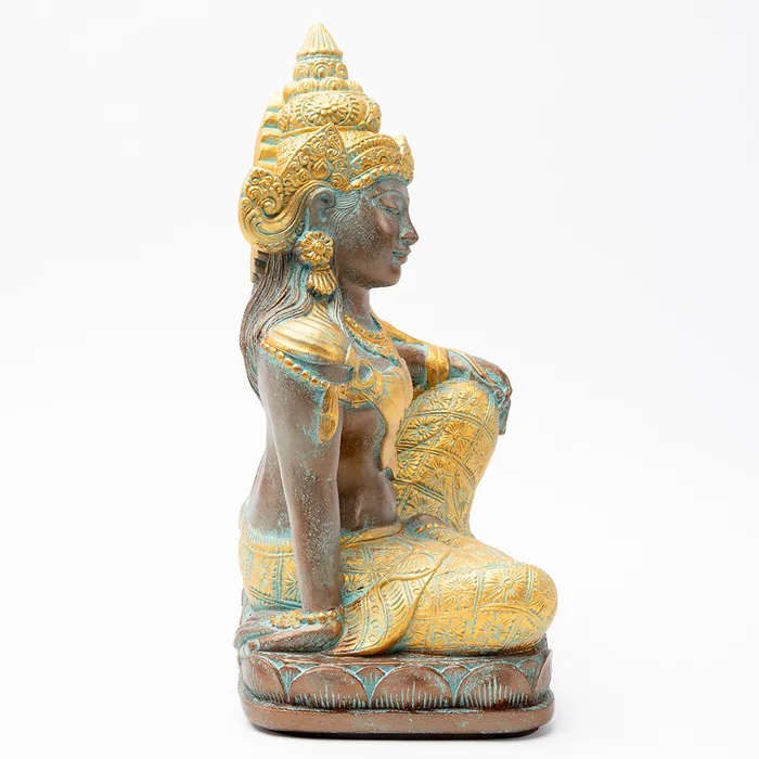 PreStyled Sets Garden of Buddhas Patina Gold Tara Buddha Statue