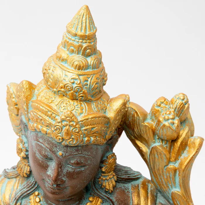 PreStyled Sets Garden of Buddhas Patina Gold Tara Buddha Statue