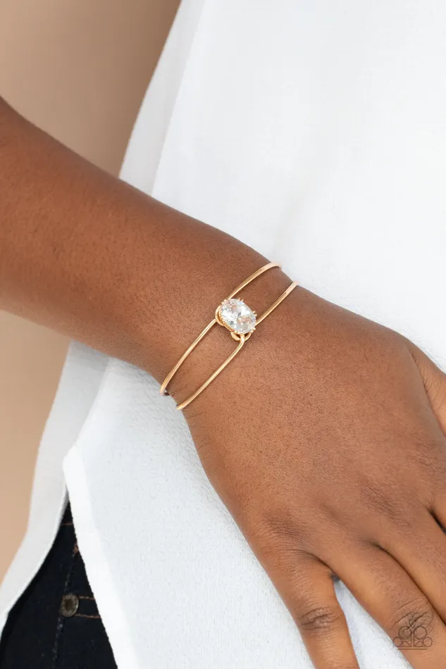 PreStyled Sets Paparazzi Accessories GLOW No Mercy Gold