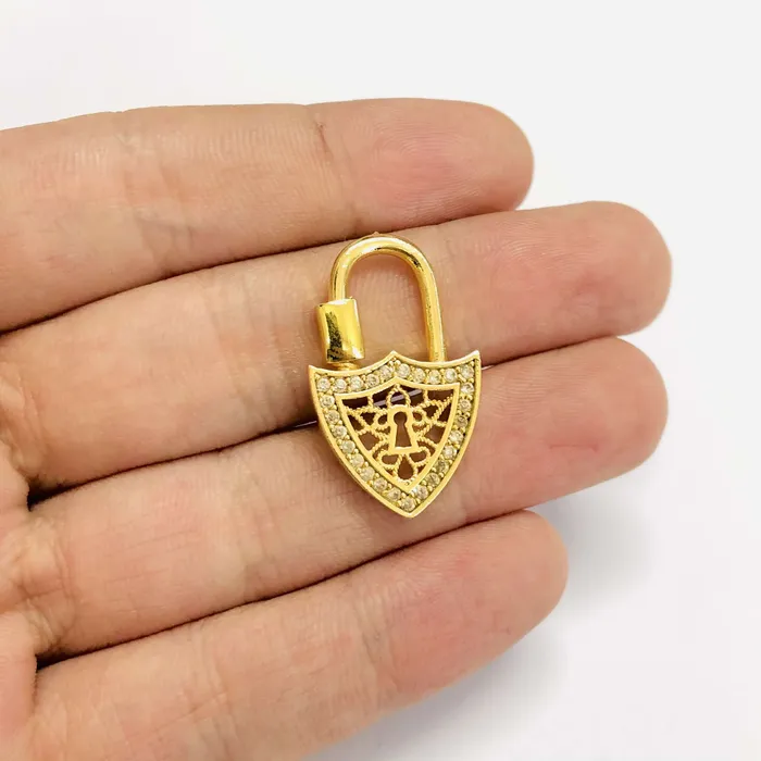 PreStyled Sets Peppy Beads 24Kt Gold Plated Brass Carabiner Clasp Micro Pave Carabiner Screw Clasp PreStyled Sets Peppy Beads 24Kt Gold Plated Brass Carabiner Clasp Micro Pave Carabiner Screw Clasp