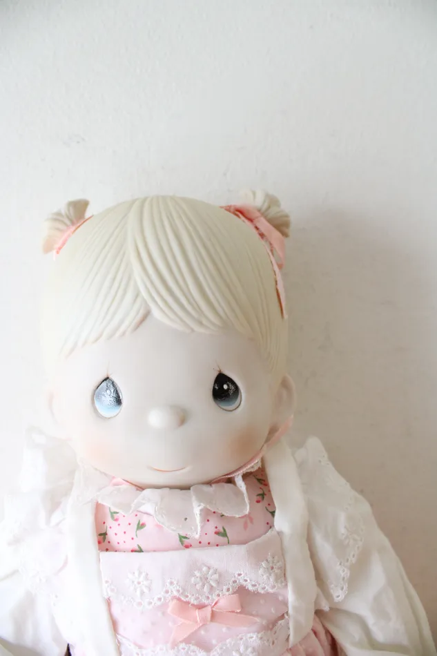 Precious Moments Porcelain Cloth Debbie Doll Precious Moments Necklaces