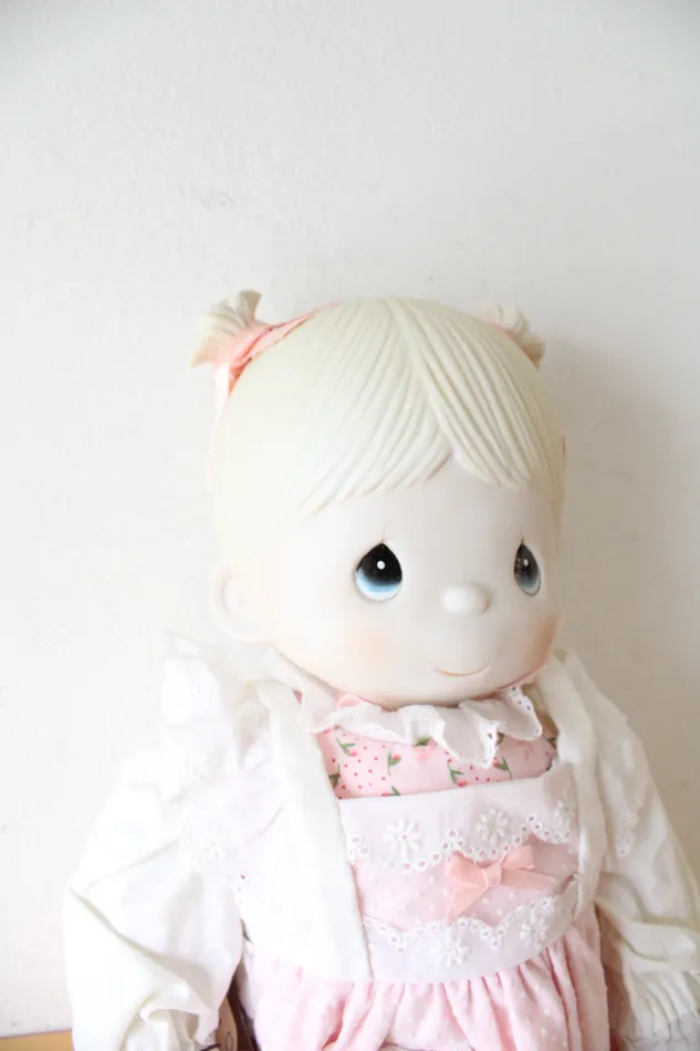 Precious Moments Porcelain Cloth Debbie Doll Precious Moments Necklaces