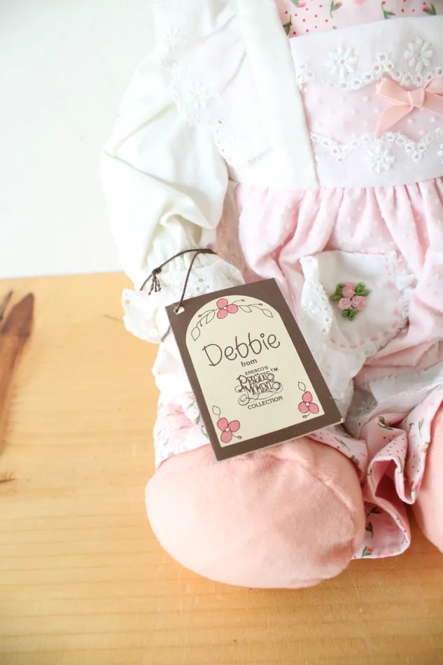 Precious Moments Porcelain Cloth Debbie Doll Precious Moments Necklaces