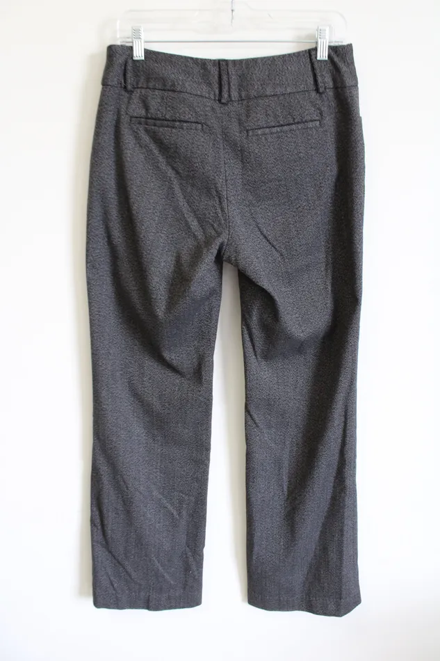 Rafaella Rafaella Wide Leg Gray Dress Pants 6 Earrings