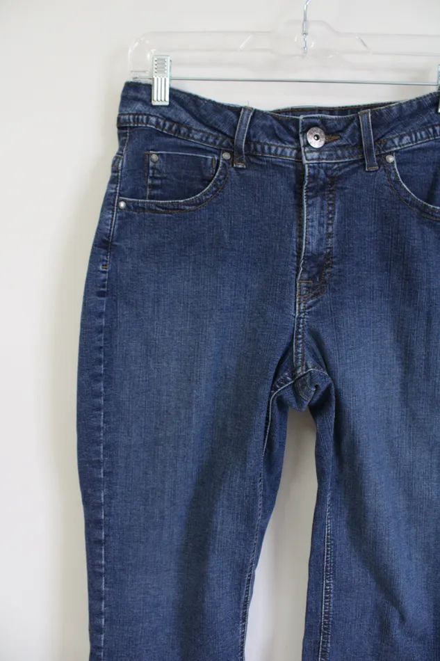 Riders By Lee No Gap Waist Denim Capri 10 Lee Earrings