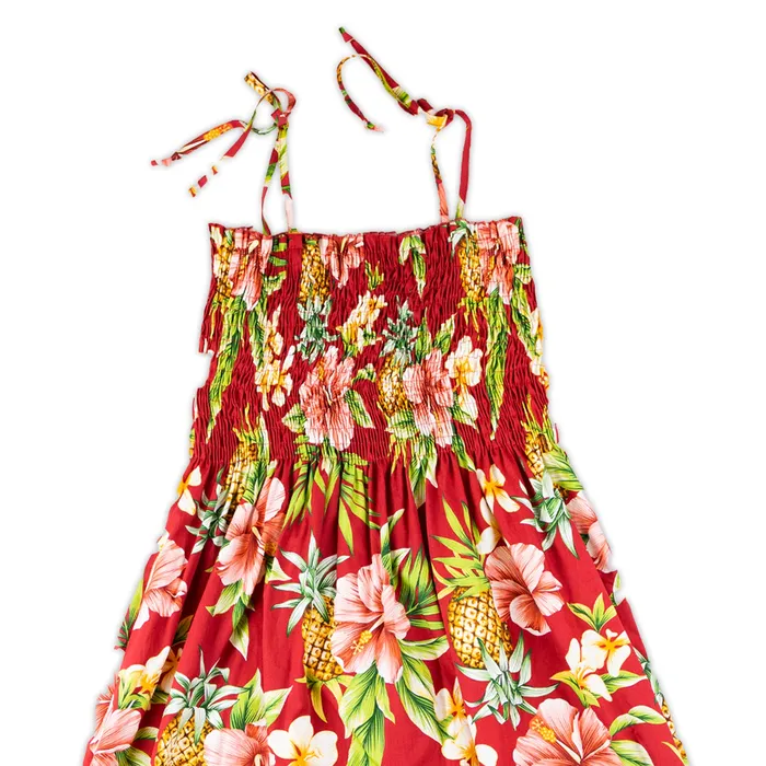 RJCLANCEYLTD Necklaces RJC Hawaiian Pineapple and Hibiscus Womens Makaha Dress
