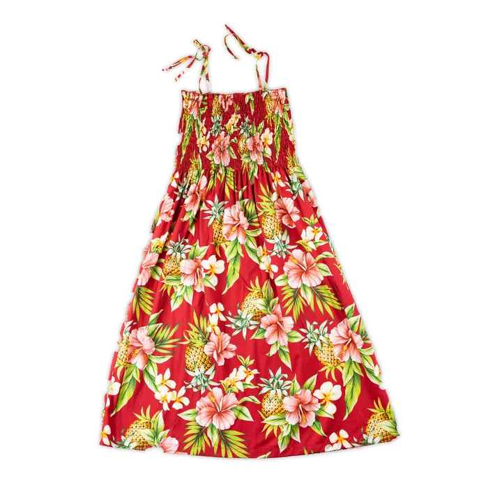 RJCLANCEYLTD Necklaces RJC Hawaiian Pineapple and Hibiscus Womens Makaha Dress