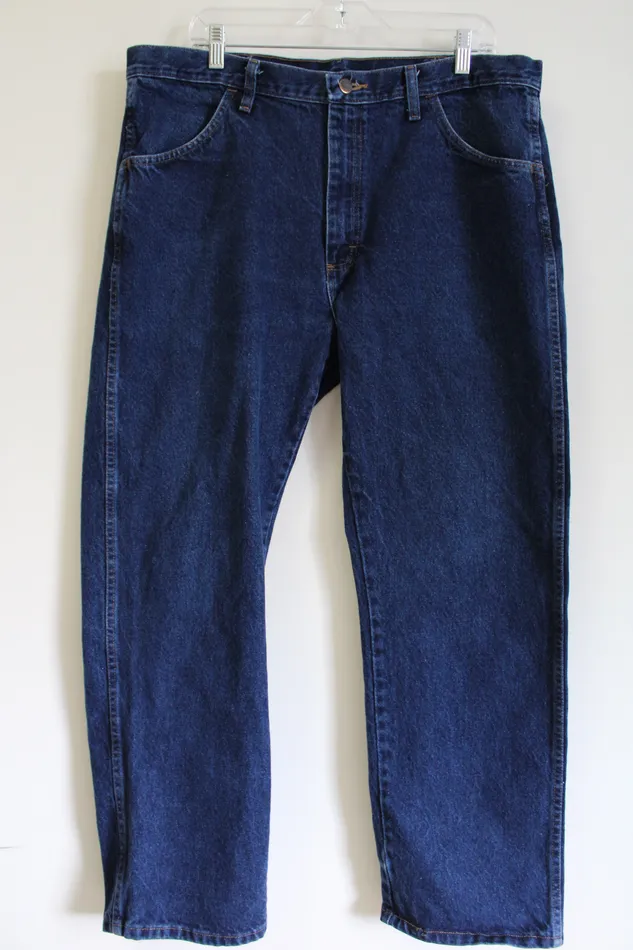 Rustler Earrings Rustler Dark Wash Jeans 38X29