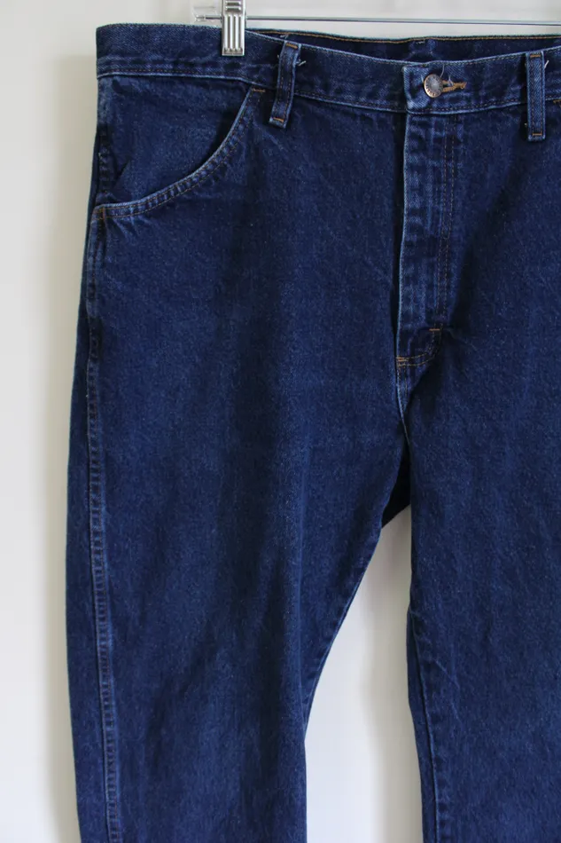 Rustler Earrings Rustler Dark Wash Jeans 38X29