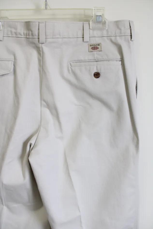 Savane Light Tan Vintage Trousers 34X30 Savane Necklaces