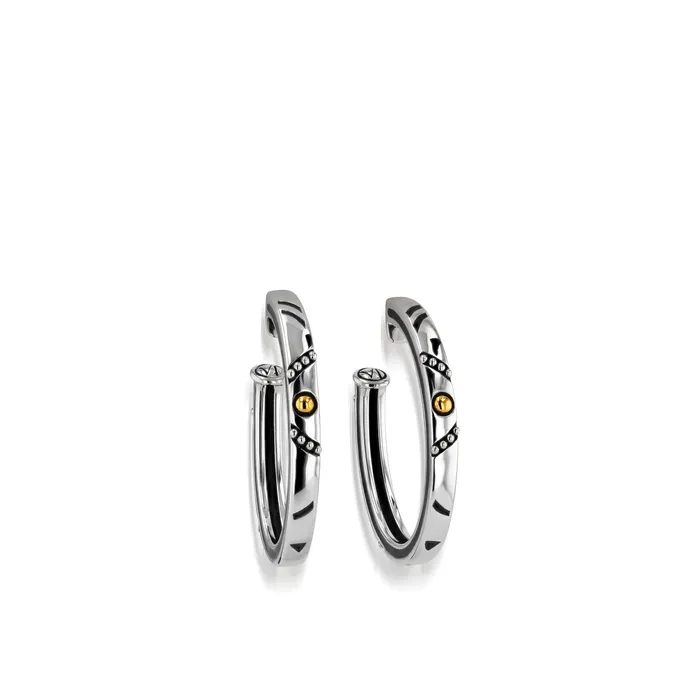 Solar Oval Hoop Earrings John Atencio Earrings