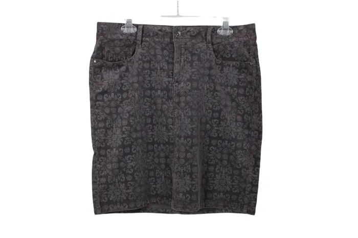 Sonoma Mid Rise Purple Corduroy Skirt 8 Sonoma Earrings
