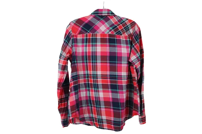 Sonoma Sonoma Plaid Pink Shirt M Earrings