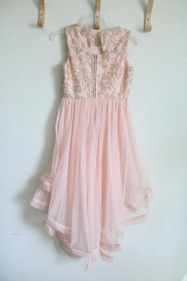 Speechless Necklaces Speechless Kids Light Pink Tulle HighLow Dress 14