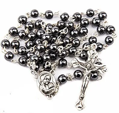 St Michael Holy Soil Rosary Bryan Lim Earrings