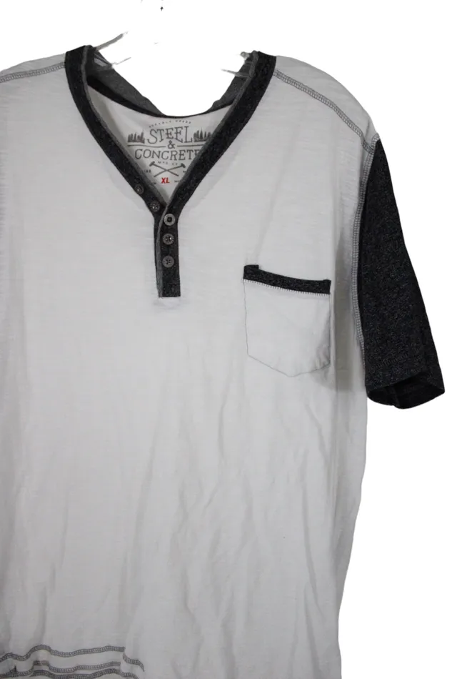 Steel Concrete Necklaces Steel Concrete White Tee XL