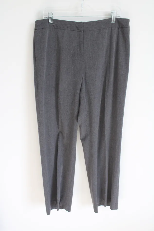 Style Co Style Co Gray Trouser Pant 14 Petite Earrings
