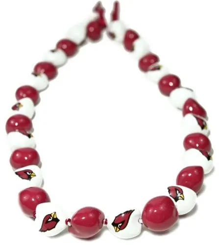 STYLEPASIFIKA Earrings NFL Arizona Cardinals Kukui Nut Lei