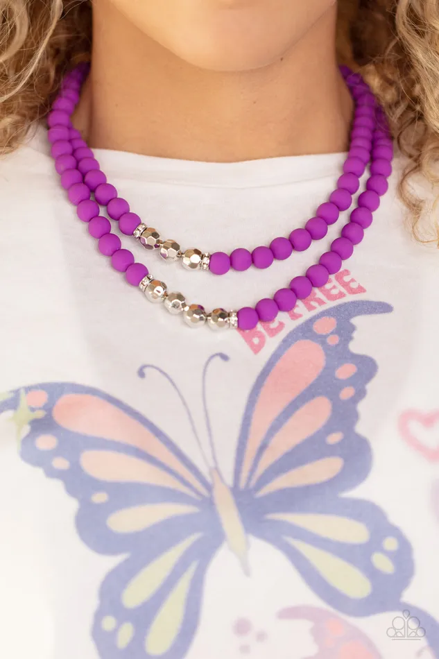 Summer Splash Purple Paparazzi Accessories Earrings