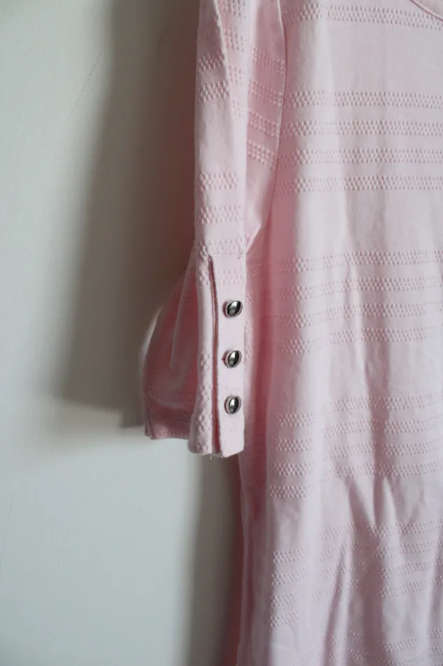 Talbots Necklaces Talbots Light Pink Cotton Shirt L
