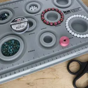 The Beadsmith Elements Bracelet Anklet Design Bead Board Peppy Beads Bracelets