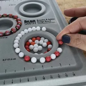 The Beadsmith Elements Bracelet Anklet Design Bead Board Peppy Beads Bracelets