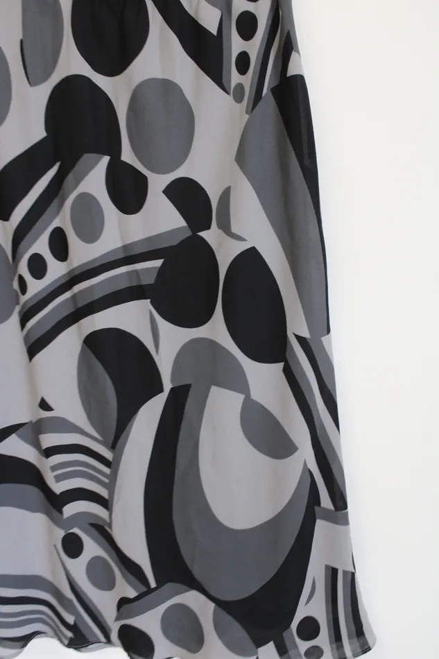 The Limited Earrings The Limited Y2K Gray Patterned Skirt XS
