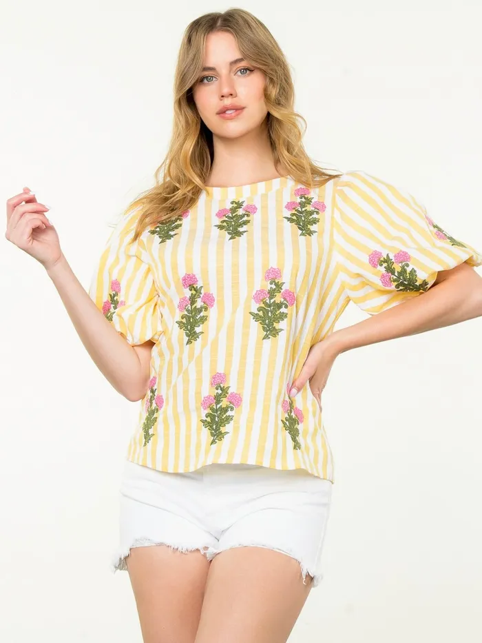 THML Earrings Sunny Days Top