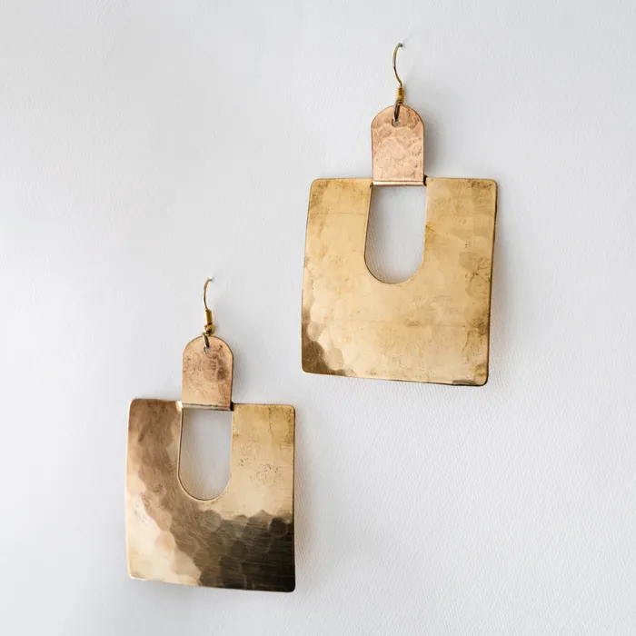 Twisted Silver Earrings DYNASTY Earrings