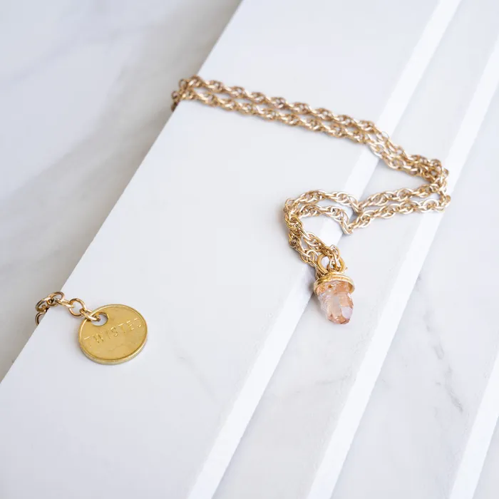 Twisted Silver Necklaces TOPAZ ROPE Necklace