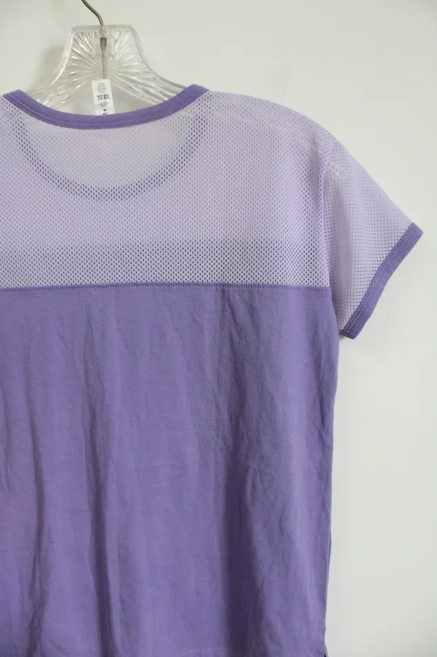 Under Armour Earrings Under Armour HeatGear Loose Fit Purple Mesh Shirt Youth M 1012