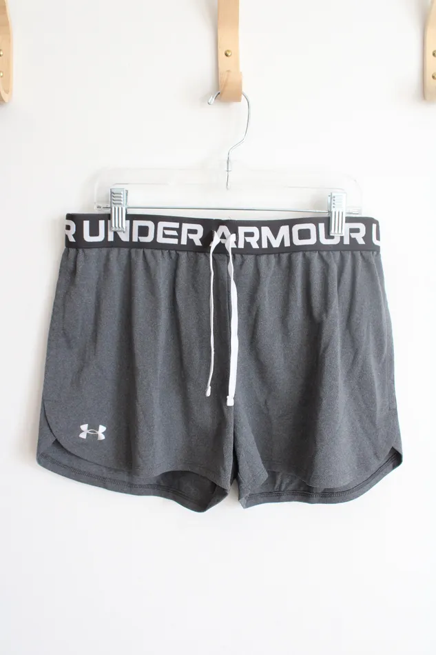 Under Armour Gray Athletic Shorts Youth XL 1820 Under Armour Earrings