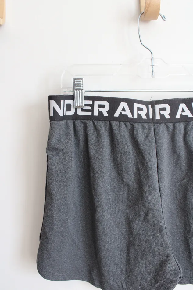 Under Armour Gray Athletic Shorts Youth XL 1820 Under Armour Earrings