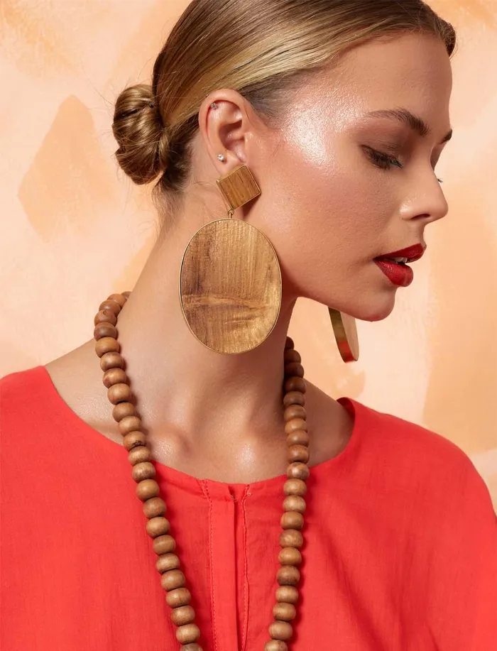 VIDA OVAL EARRING Erika Pea Earrings