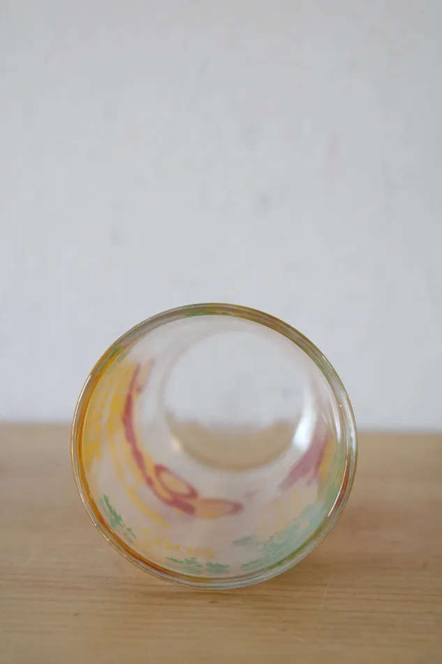 Vintage Buick 1905 Drinking Glass Jubilee Thrift Earrings