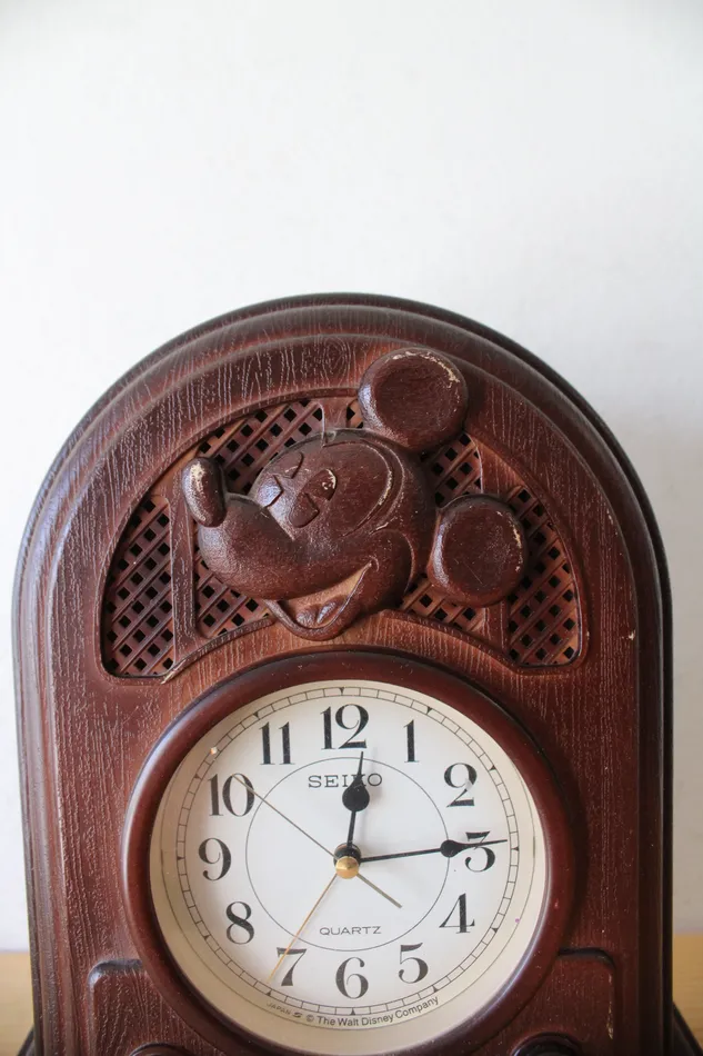 Vintage Seiko Quartz Mickey Mouse 60th Anniversary Clock Seiko Quartz Earrings
