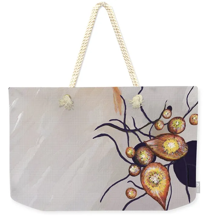 Weekender Tote Bag Customizable Carryall Tote Bag Beach Bag Organic Abstraction Portraits by NC Earrings Weekender Tote Bag Customizable Carryall Tote Bag Beach Bag Organic Abstraction Portraits by NC Earrings
