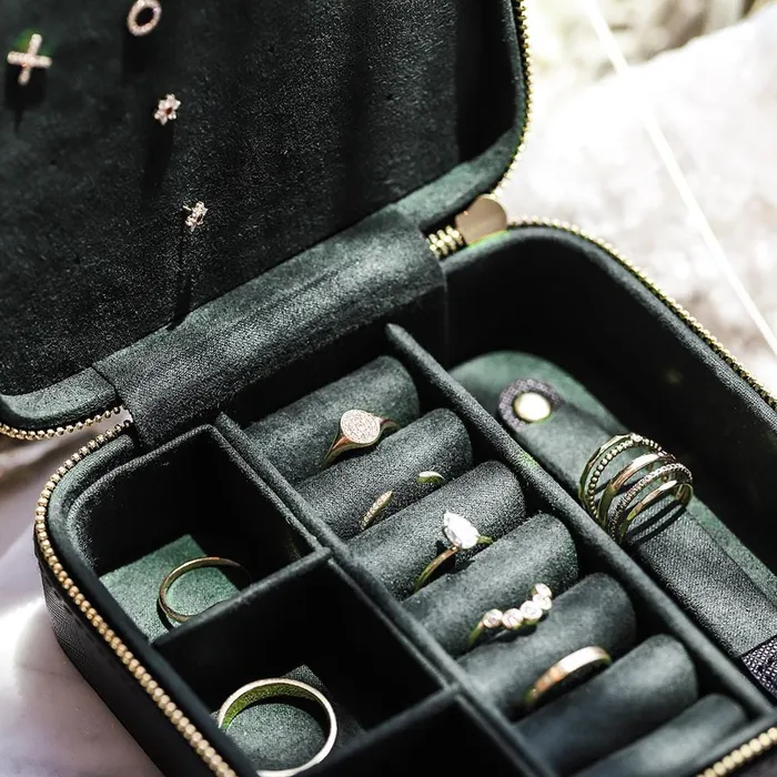 WldflwrInk Earrings Jewelry Travel Case