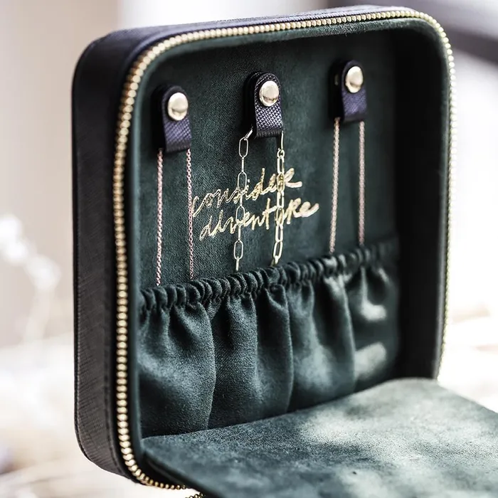 WldflwrInk Earrings Jewelry Travel Case