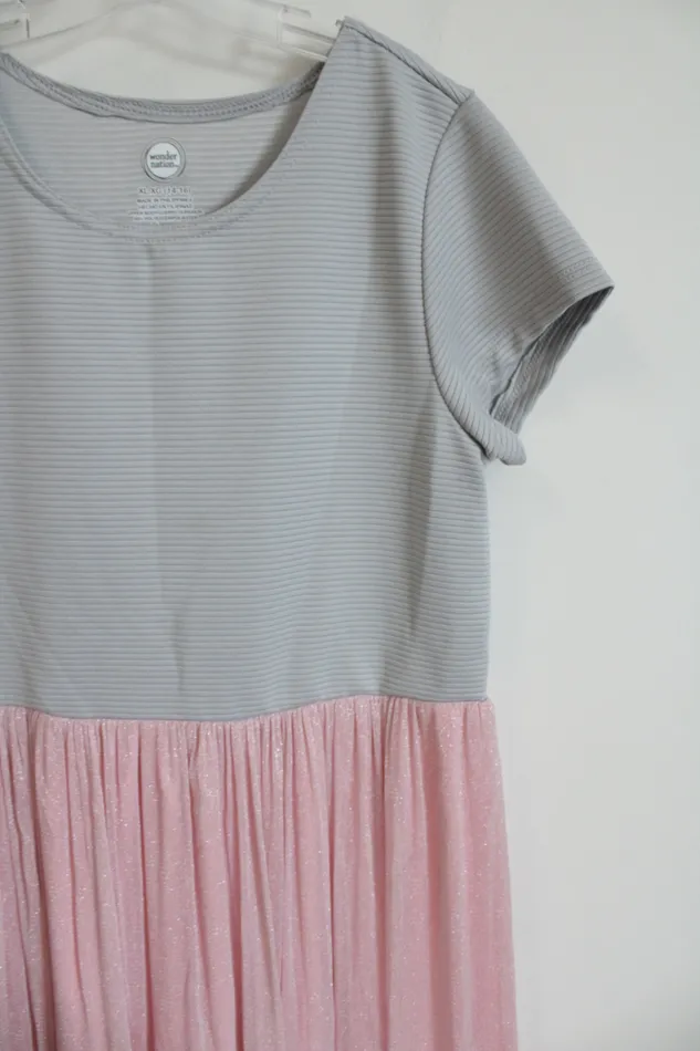 Wonder Nation Earrings Wonder Nation Pink Tulle Bottom Dress Youth XL 1416