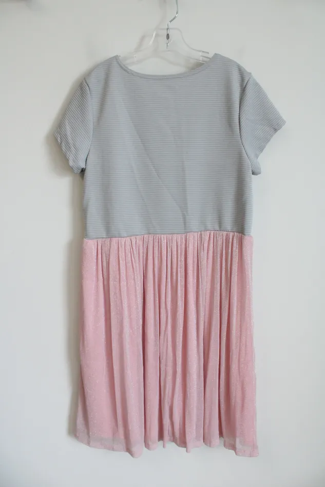 Wonder Nation Earrings Wonder Nation Pink Tulle Bottom Dress Youth XL 1416