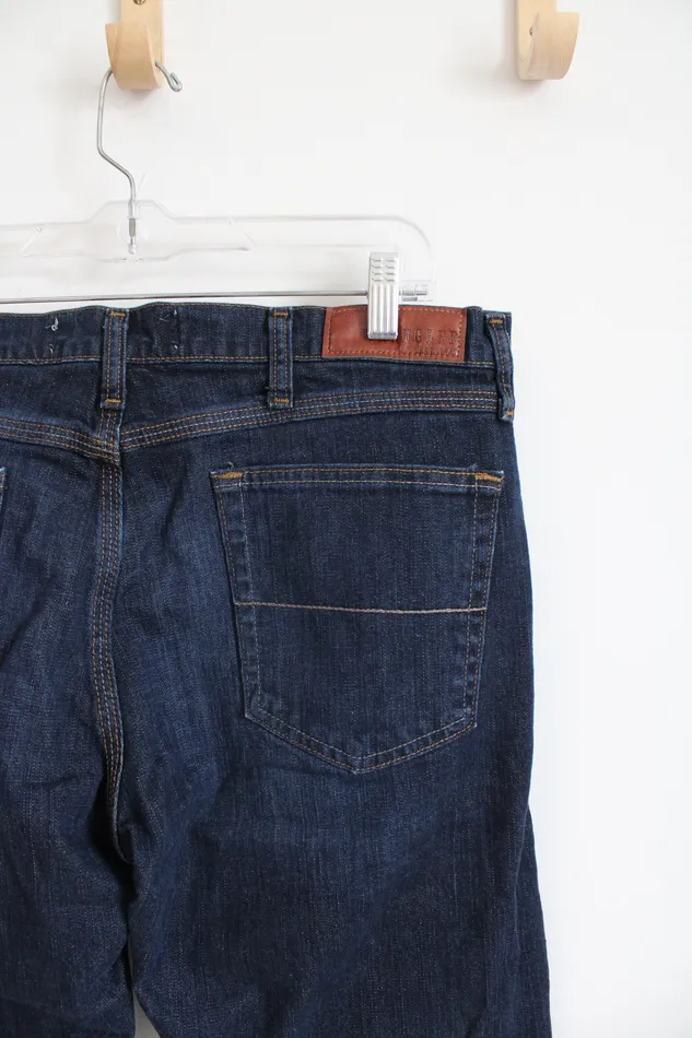 Wrangler Earrings Wrangler Slim Straight Dark Wash Jeans 34X32