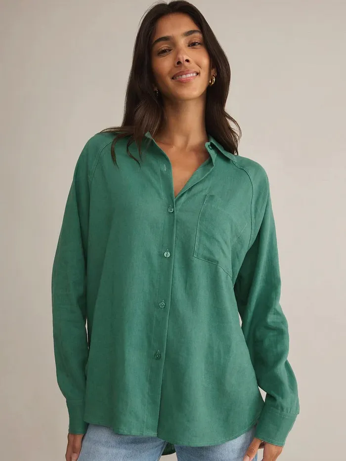 Z Supply Earrings Z Supply The Perfect Linen Top