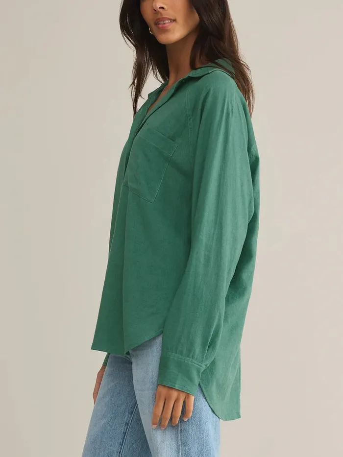 Z Supply Earrings Z Supply The Perfect Linen Top