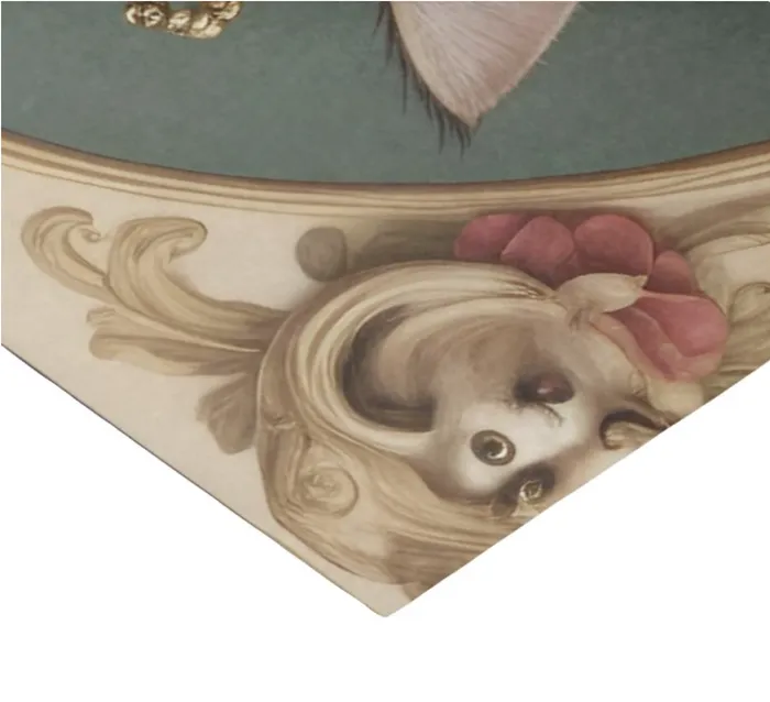 ZAZZLE Earrings Princess Paws Decoupage Tissue Paper